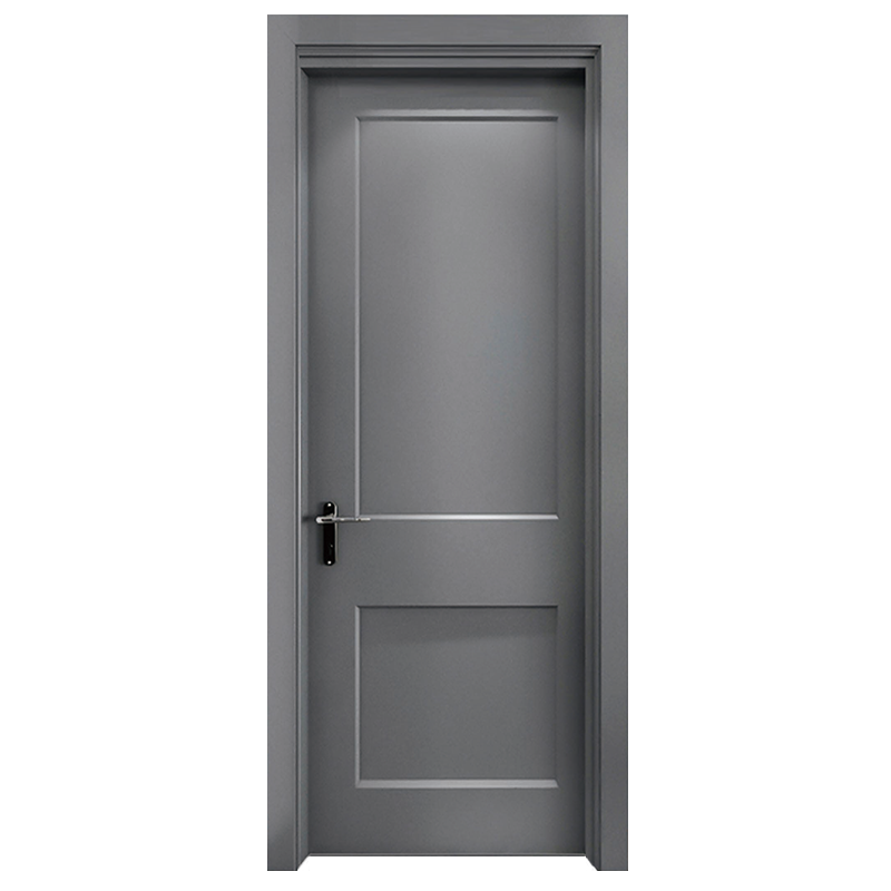 Composite Internal Room Wood Wpc Door Interior Doors Manufacturer Wholesale Price Waterproof for Bathroom With Smart Lock
