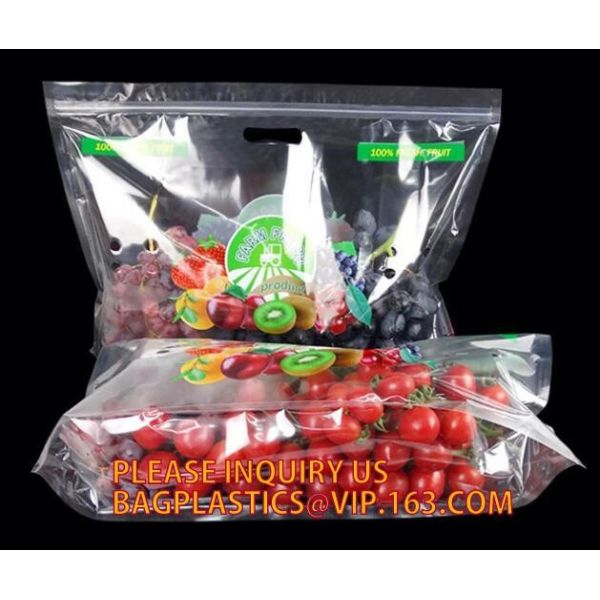 Fresh fruit bag(Cherry/Lichi/grape), Zipper Top Stand Up Bag For Cherry Dried Fruit, slider grape bag,cherry bag,fruit b