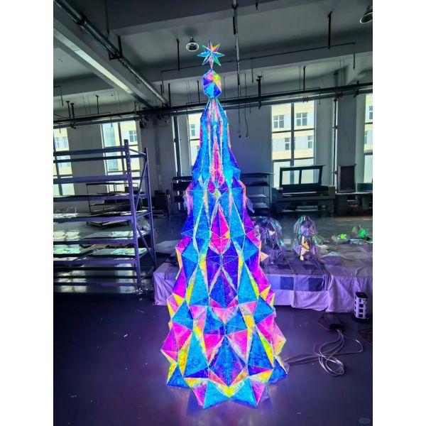 Custom Christmas Light Sculpture For Large Architectural Projects