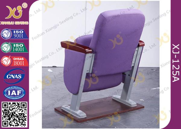 Fully Fabric New Design For Church Hall/ Auditorium Theater Seating With Metal Legs
