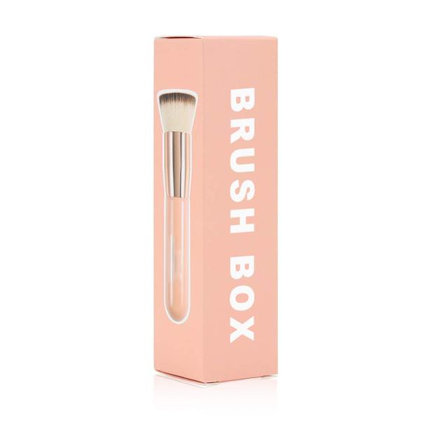 Caixa de empacotamento de papel feita sob encomenda de Logo Empty Makeup Craft Gift para a escova cosmética