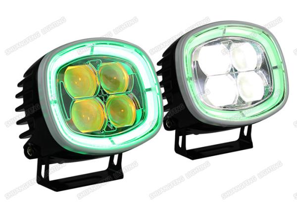 40 W Cree LED Automotive Work Light 4000 Lumen With Yellow / Amber /  White Light