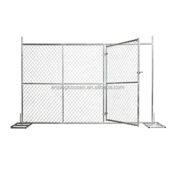 Highly-Functional Heat Treated Steel Temporary Fence Panels for Playground 8ft x 10ft