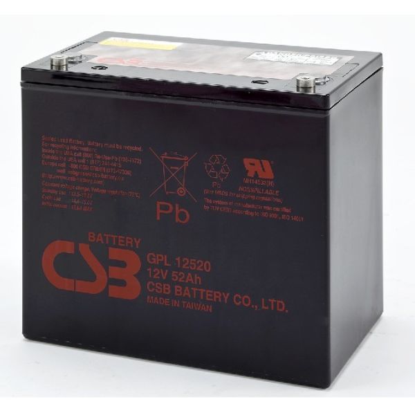 GPL12520 12V 52Ah CSB Battery Sealed Lead Acid Battery Long Life Rechargeable Battery For UPS