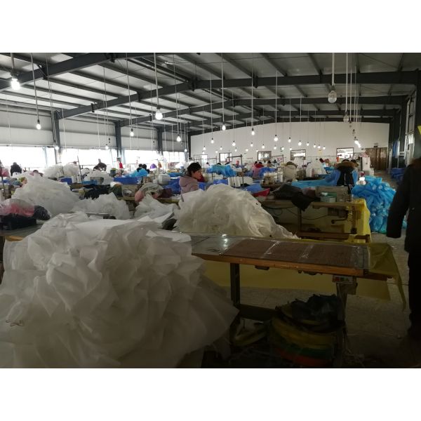 Disposable Head Cover Peaked Non Woven Caps With Snood