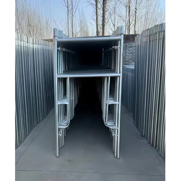 Powder Coated Steel Frame Scaffolding with Easy Assembly and Wind Load Compliance