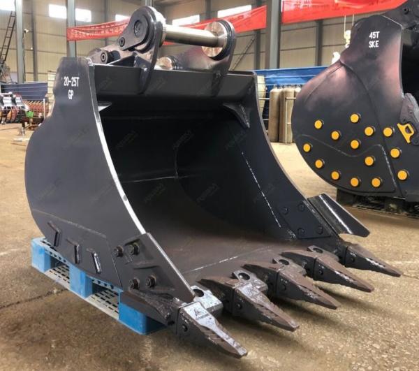 5-100 tons Excavator Stone Bucket For Earthmoving & Grading Tasks