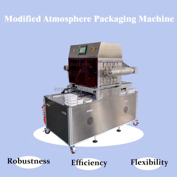 Plastic Material Used Modified Atmosphere Packaging Machine 700 KG for Fragile Snacks