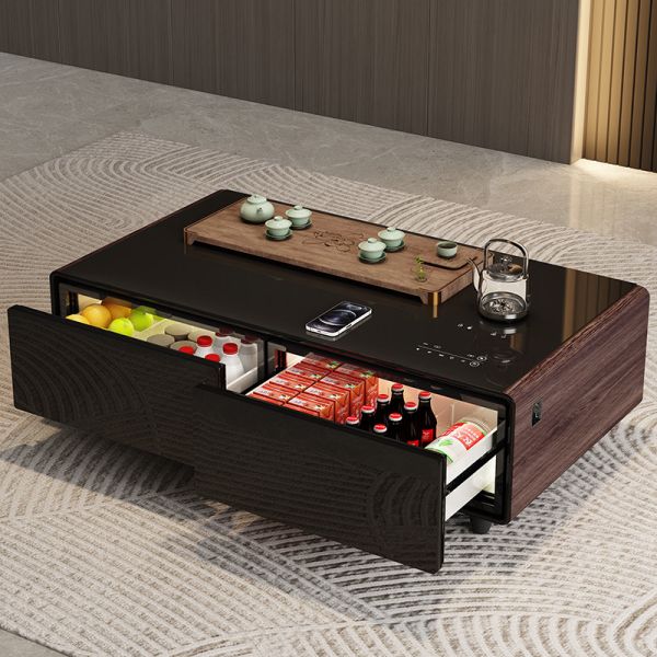 Intelligent Touch Screen Music Player Primst Tea Pot Set with Multifunctional Refrigerator
