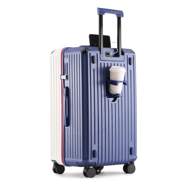 2311 Mother Child Box Fahion butler hardshell suitcase  USB charging luggage coffee cup tray waterproof large capacity boys and girls suitcase travel case