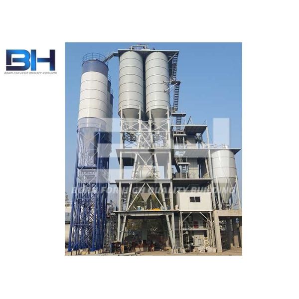Tower Type Dry Mortar Plant , Compact Masonry Mortar Production Line