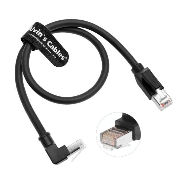 Les câbles d'Alvin Cat6 câble RJ45 blindé 6,6 pieds vers le bas pour la robotique PLC