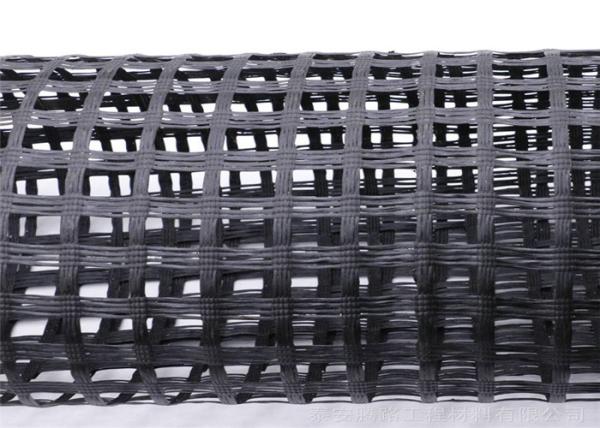 25.4x25.4mm Hole Plastic Biaxial Geogrid For Asphalt Reinforecement Pavement Driveway