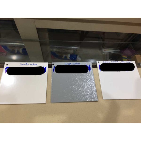 Cubierta de la hoja de B&W 80 Mic Aluminum Door Protective Film para el acero pintado