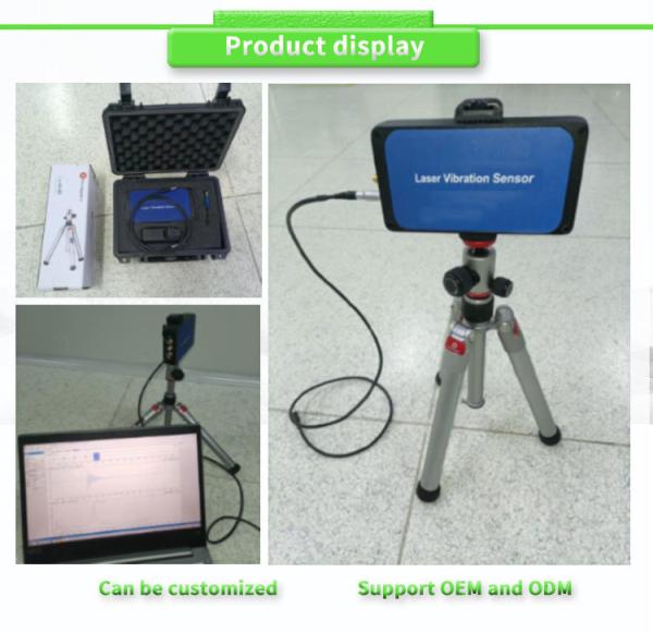 2 nm Resolução de deslocamento UNIVO Instrumento de detecção de vibração de medição automática a laser