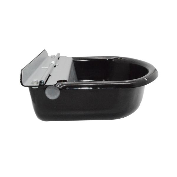 Adjustable Cow Water Bowl Enameled Smooth Surface Easy Cleaning