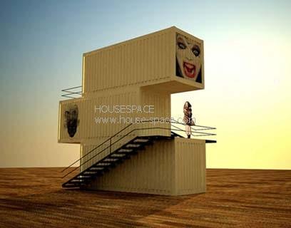 Waterproof a casa modular moderna firme com boa isolação, casa empilhada do recipiente
