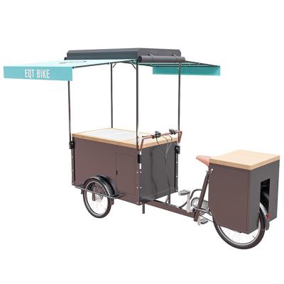 Carro da bicicleta do gelado da roda do móbil três com consumo da baixa potência