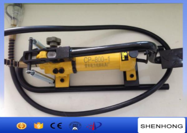Overhead Line Construction Tools , 70Mpa Pedal Type Foot Operated Hydraulic Oil Pump For Power Supply