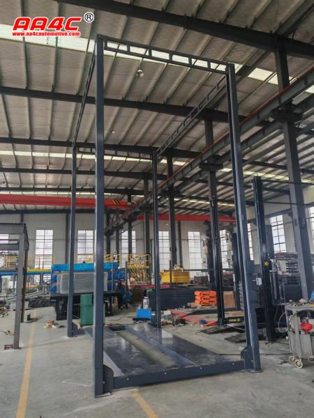 AA4C 4 post high rise  parking lift to Switzerland 5.5m  3.0T  Auto Elevator Cross Floor Lift  Car Parking Lift