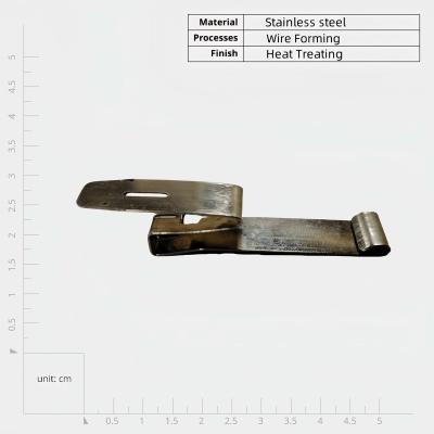 Copper Brass Stainles Steel Small Metal Flat Spring Clips Customizado Precision Sheet Metal