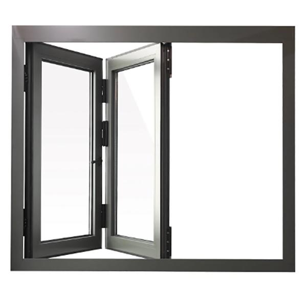 Level 9 Wind Pressure Resistance Bi-Fold Windows Made Of Thermal Break Aluminum Profile