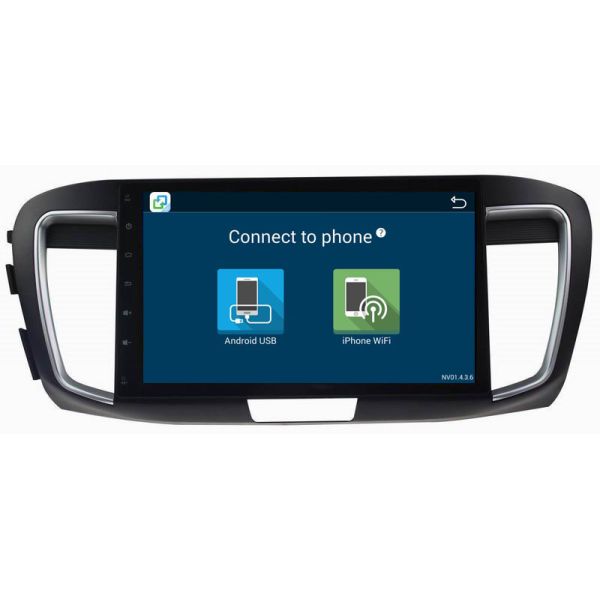 Ouchuangbo car video multimedia player android 8.1 for Honda Accord 9 (2.0 Low) with gps navigation  MP3 MP4 SWC