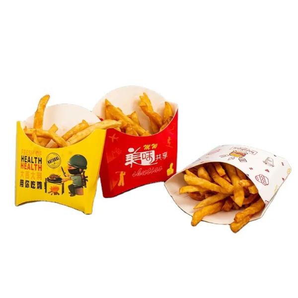 Eco Friendly Pizza Dough French Fries Boxes Take Away Food Packaging ODM