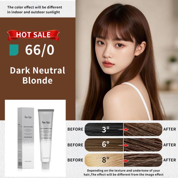 100ml Permanent Hair Color Cream Japanese Formula Harmless Non Irritating OEM Available Hair Color Manufacturer