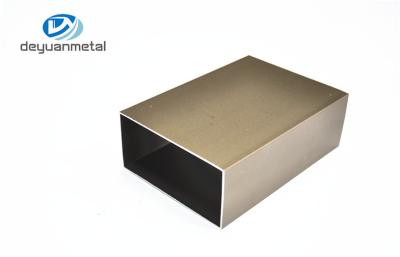 6063 T5 Aluminum Sliding Door Frames 5.98 Meter Anodized Aluminum Extrusions