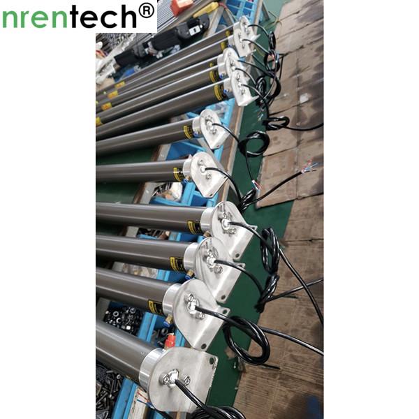 3.5m pneumatic telescopic mast for mobile light tower, fire truck lighting , inside electric wires telescopic mast