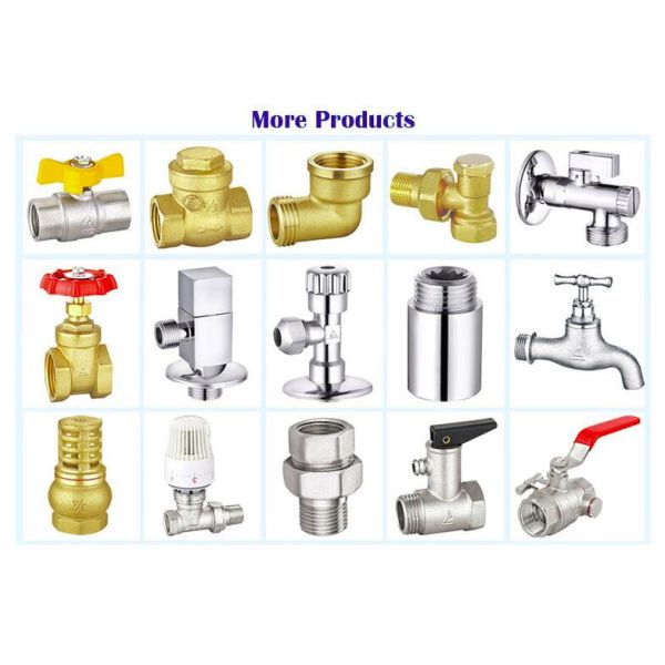 Male Thread Brass Plumbing Valves With Stainless Steel / Copper Ball