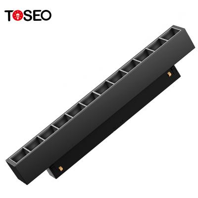 18w Magnetic Track Lights 4000K 5700K Pure Aluminium White / Black