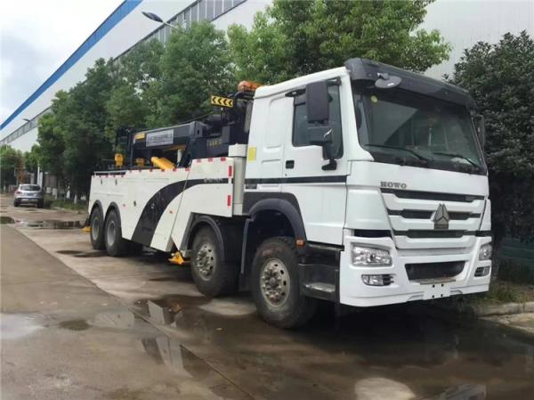 Caminhões de Wrecker pesados da transmissão manual, alta velocidade comercial do caminhão de reboque