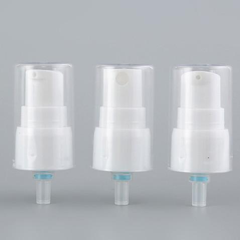 Plastic Press Makeup Water Perfume Fine Mist Sprayer Head Translucent Half Cover