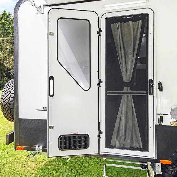 Puertas de autocaravanas auto-propulsadas / remolque RV Evd Puertas para autocaravanas camión autocaravanas DIY