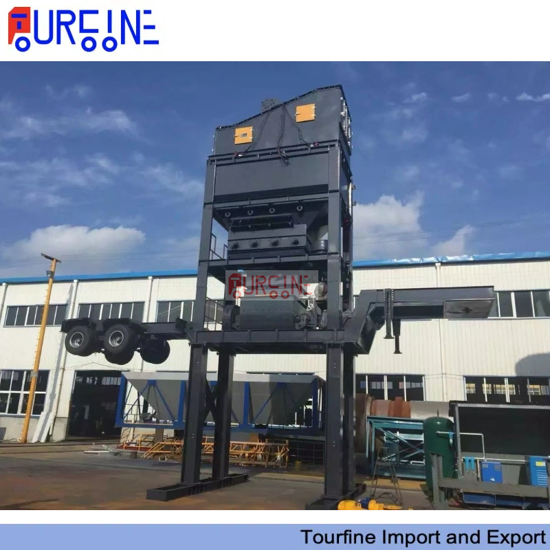 60 T/H Mobile Batch Asphalt Mixing Plant for Road Construction