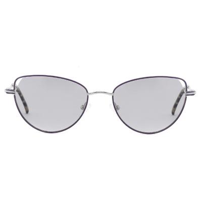 54mm Cat Eye Women Metal Frame Sunglasses Full Rim