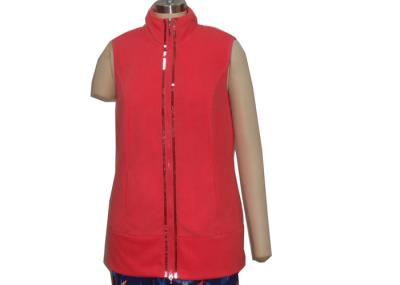 Trendy Beading Ladies Sleeveless Cardigan Waistcoats , Womens Sleeveless Vest Jacket