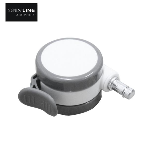 65mm PVC Band Brake Office Chair Caster With High Load Capacity And Smooth Rolling