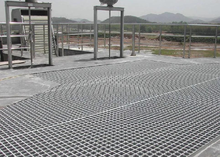 High Strength Anti Slip Steel Grating For Industrial Platforms Drainage