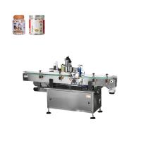 Máquina de etiquetas para a etiqueta vertical 20-50pcs/Min da etiqueta do frasco da garrafa redonda