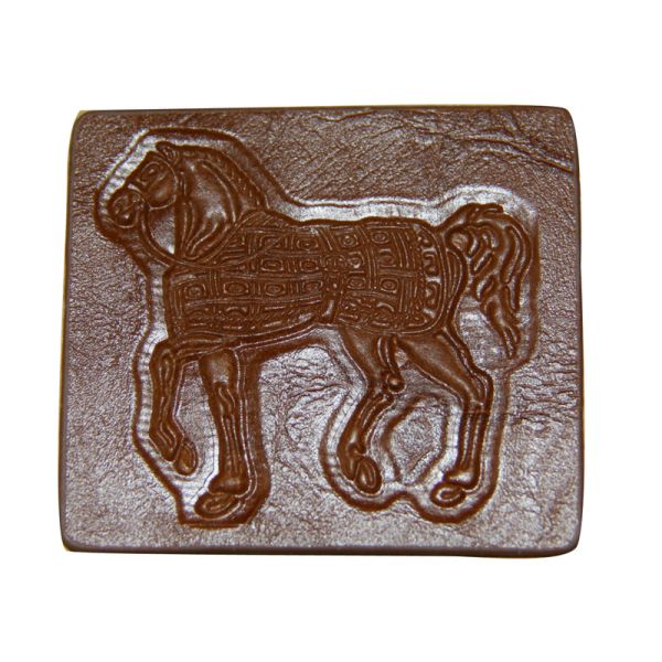 Embossed Jeans Leather Patches , Personalized Clothing Labels