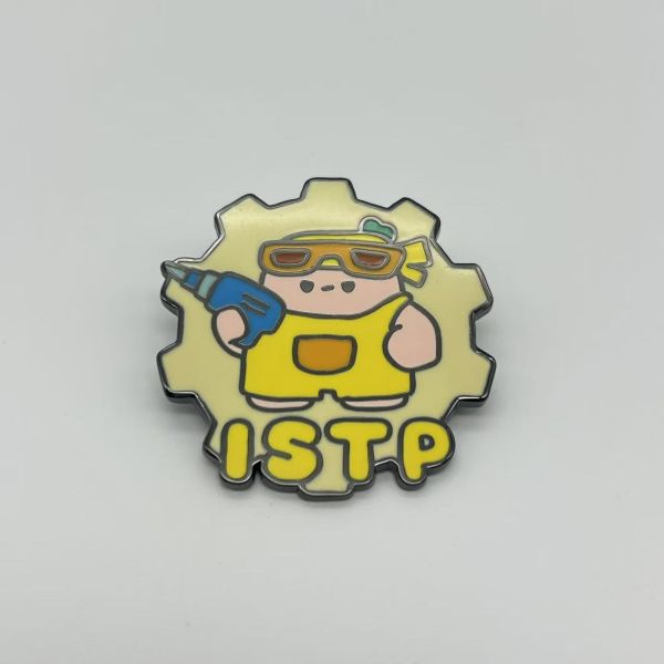 Custom Rotating fridge magnet with hard enamel technology