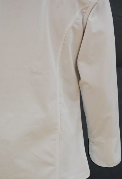 Anti Shrink Personal Protective Clothing / Womens Chef Clothes Button Front Closure