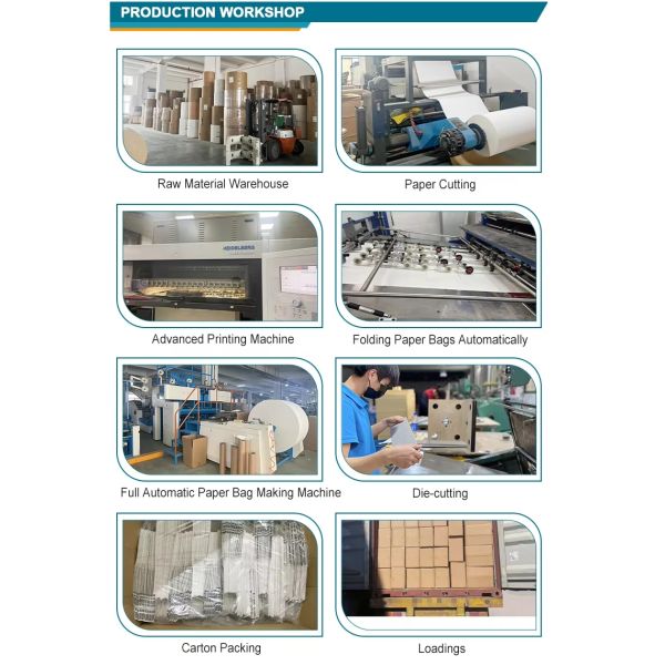 Recycled Kraft Paper Bag Eco Friendly Kraft Bags Brown With Die Cut Handle