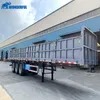 3 Axles 40-50t Side Tipper Trailer for Sand Coal Grain Stone Load Used in Zambia