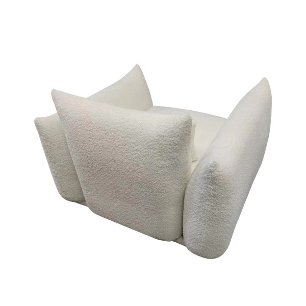 Armless Home Furniture Single Seat Soft Fabric Modern Nordic Side Chairs For Living Room