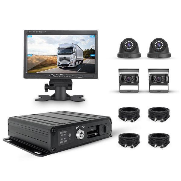 Vehicle Monitor System with AI ADAS DMS 4Channels DMVR Dashcam