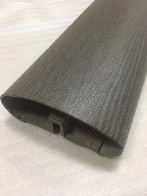 Perfil de alumínio do punho do revestimento alto do pó da resistência à ação dos agentes atmosféricos PVDF com soldadura de alumínio para o balcão